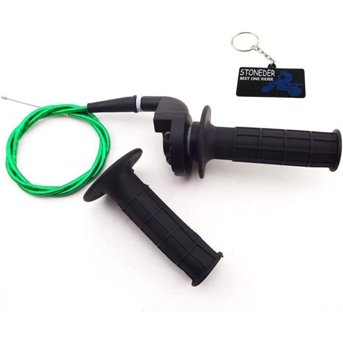 Cable acelerateur de gaz 800mm /1100 mm noir dirt bike apollo