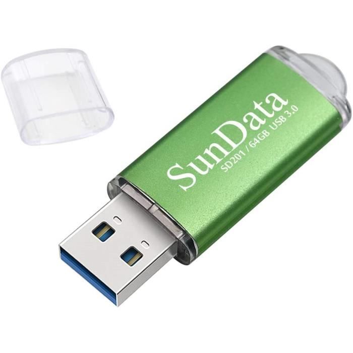 64 Go Clé USB à mémoire flash USB Vert - Cdiscount Informatique