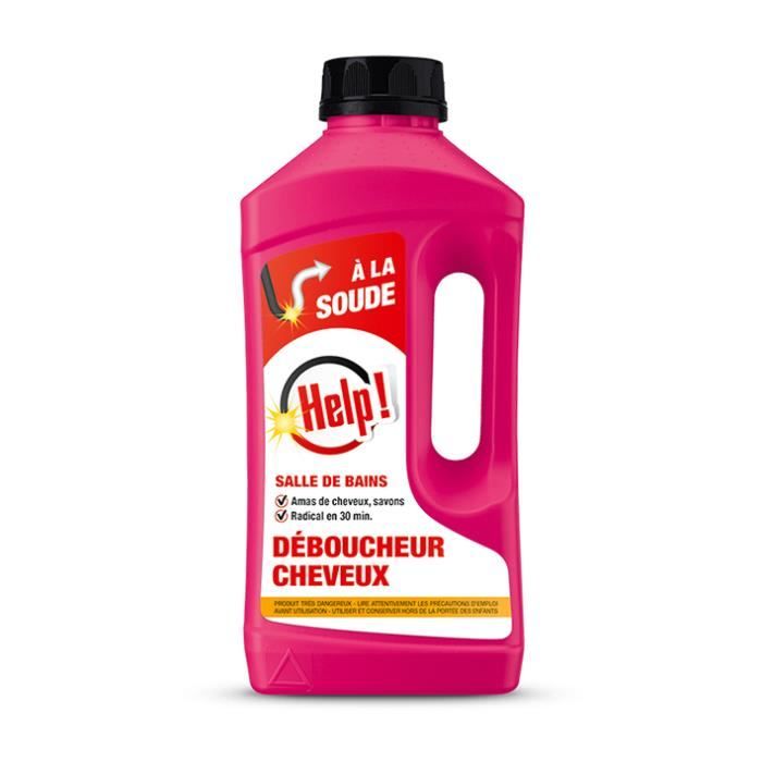 Déboucheur Cheveux - Salle de Bains HELP 800 ml