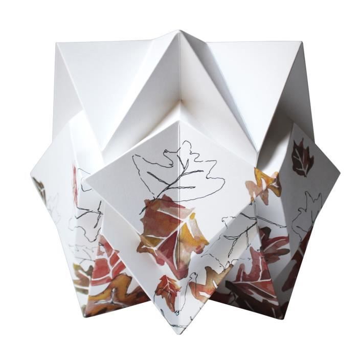 Tedzukuri Atelier Lampe A Poser Origami Design En Papier Et