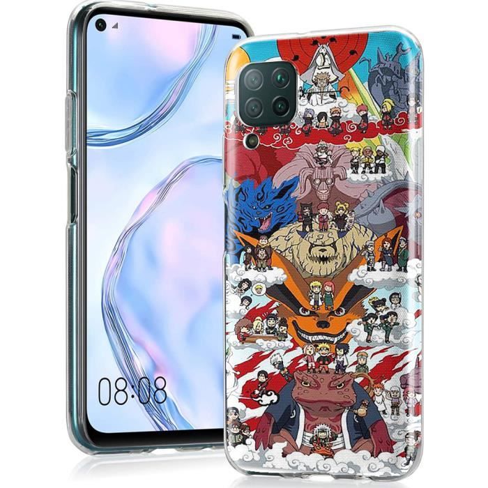 Coque Huawei P40 Lite Manga Naruto Silicone antichocs Élégant