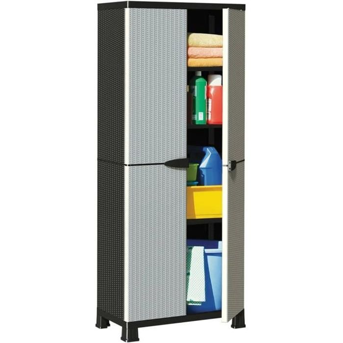451®Neu Meuble Armoires Etagères Plastiques - Armoire de Chambre Meubles de Rangement pour Vêtements Chaussures 68x39x1715 cm Desi