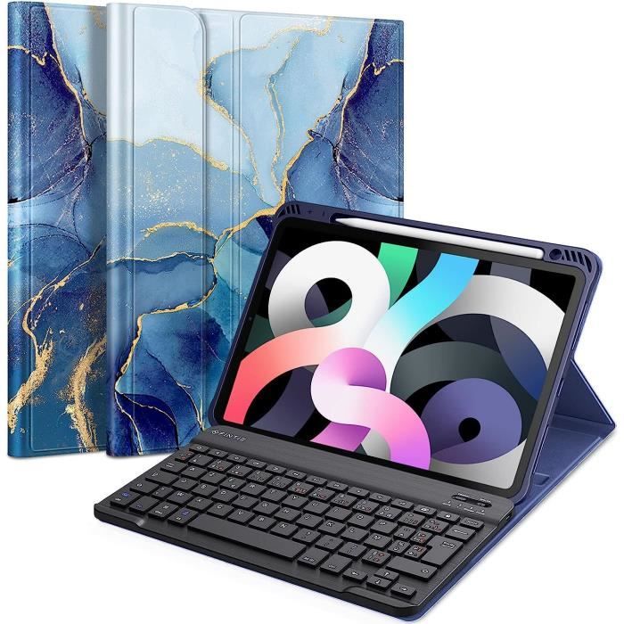 Clavier IPad Air Clavier Bluetooth SENGBIRCH Pour IPad Air 13 M3/M2 - Étui Clavier Rétroéclairé Avec Trackpad - Noir Etui Ipad Air 13 Pouces 2025