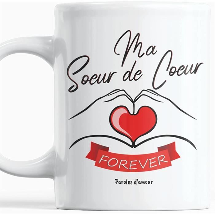 Cadeau Anniversaire Pour Amie Soeur De Coeur Forever Mug Ma Soeur De Coeur Jolie Tasse A Offrir Entre Femmes Amies Soeurs Pou 410 Cdiscount Puericulture Eveil Bebe Cadeau Anniversaire Pour Amie Soeur De Coeur Forever Mug Ma Soeur De Coeur Jolie Tasse A Offrir Entre Femmes Amies Soeurs Pou 410 Cdiscount Puericulture Eveil Bebe