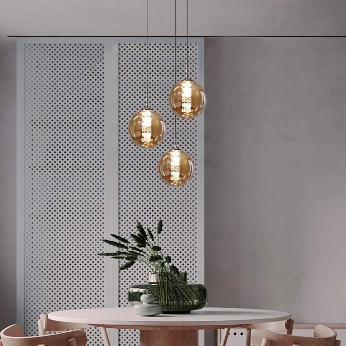 Lampe à suspension SINULA - 39x38cm - Or