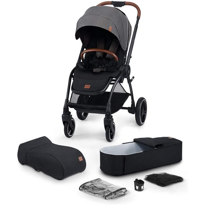 Kinderkraft Poussette Duo Evolution Coocon 2 En 1 Poussette Canne Landau Bebe Nacelle Impermeable Filtre Upf 50 Gris 7 Cdiscount Puericulture Eveil Bebe