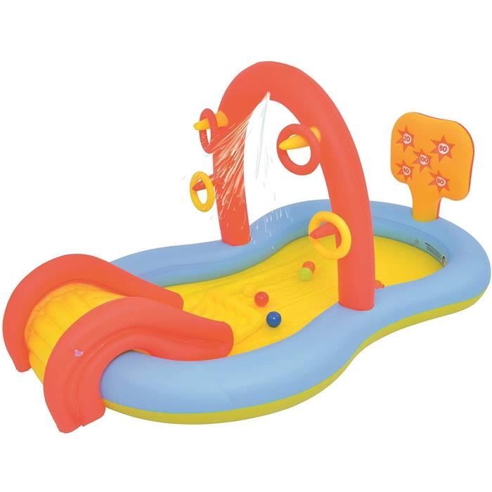 Jeux De Piscine Lovoice Aire De Jeux Gonflable Centre De Jeux Aquatique Avec Toboggan Pour Enfant Bebe Famille 1038 Achat Vente Jeux De Piscine Cdiscount