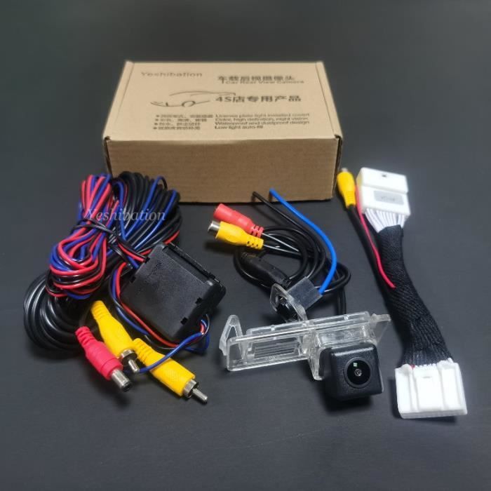 Adaptateur RCA Pour Caméra De Recul Alpine - Compatible Halo ILX-F115D/F905D - Câble KWE-CAM1D 18cm
