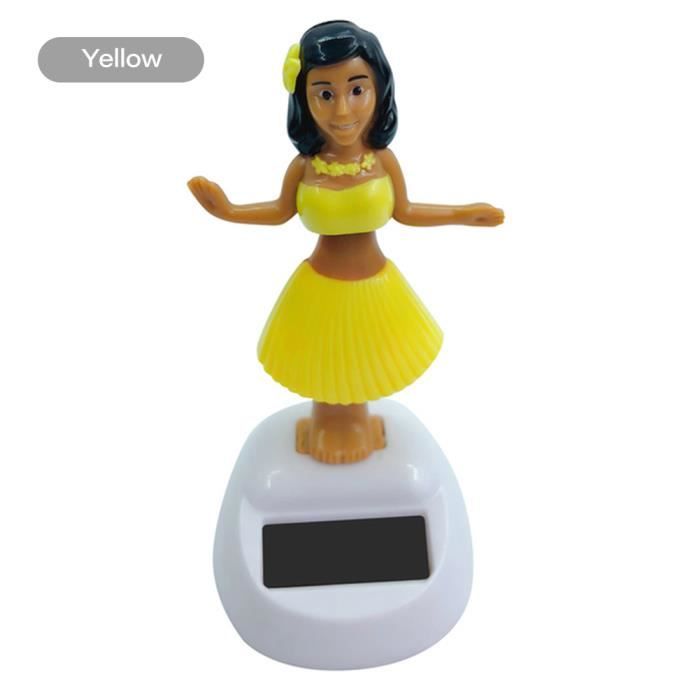MUSISALY Poupée Kimono Solaire – Statuette Qui Hoche La Tête, Décoration Voiture Intérieur Extérieur, Bleue