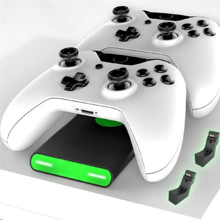 Jeux vidéo,Accessoires de manettes de jeu pour XBOX ONE-X-S,Station de  charge double,chargeur de contrôleur sans fil - Cdiscount