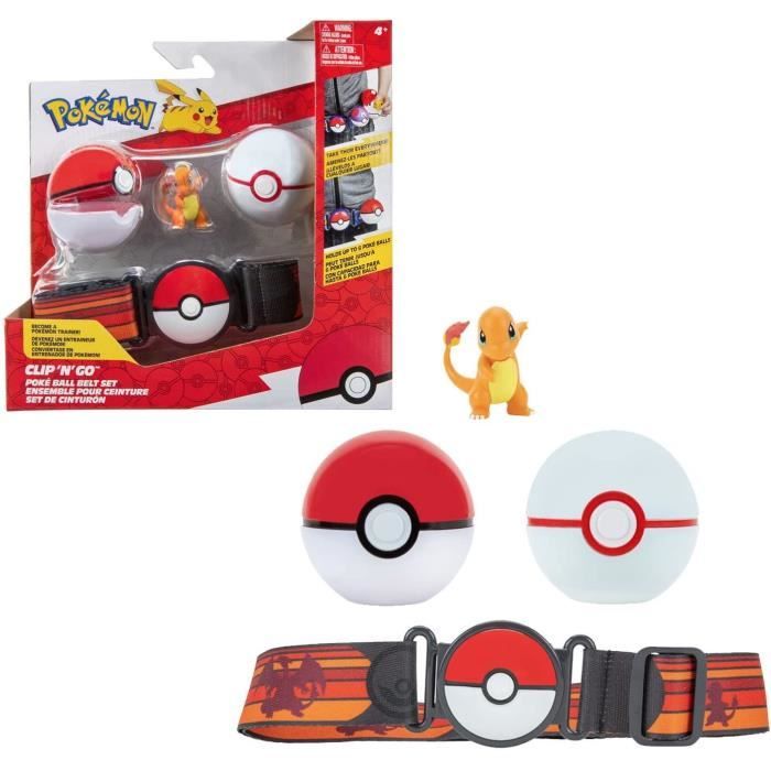 Pokemon Ceinture Clip N Go Salameche BANDAI Cdiscount Jeux Jouets