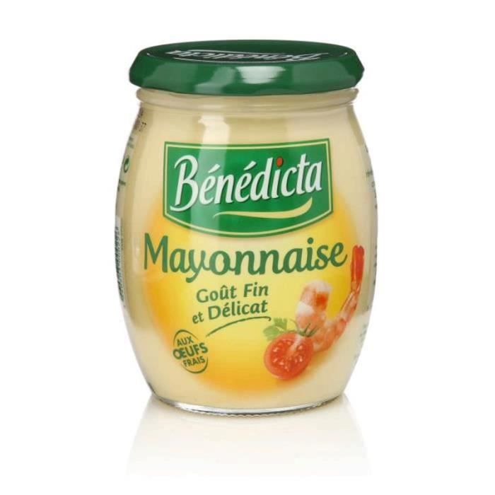 BENEDICTA Mayonnaise Goût fin et délicat 585g Cdiscount Au quotidien