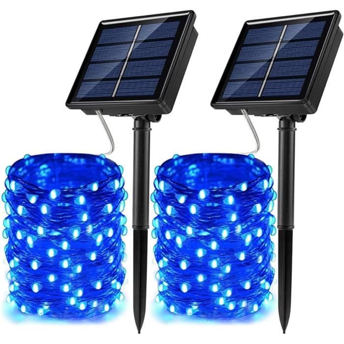 Guirlande Solaire Décorative Père Noël Avec Arrosoir - Étanche IP65 - Pour Jardin Et Noël - 2