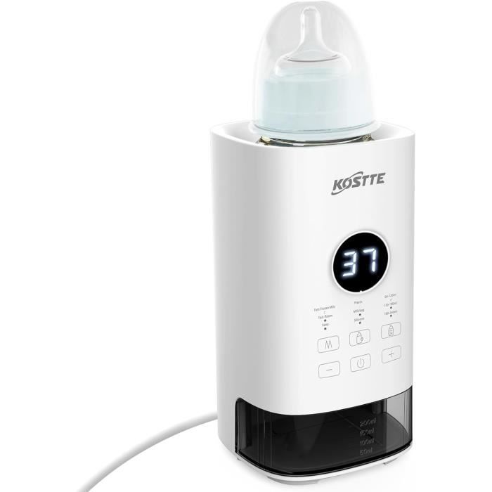 Chauffe Biberon, Chauffe Biberon Électrique Rapide 2 En 1 Pour Lait Maternel Ou Formule Avec Minuterie Numerique Controle Intelligent De La Temperature 91000220