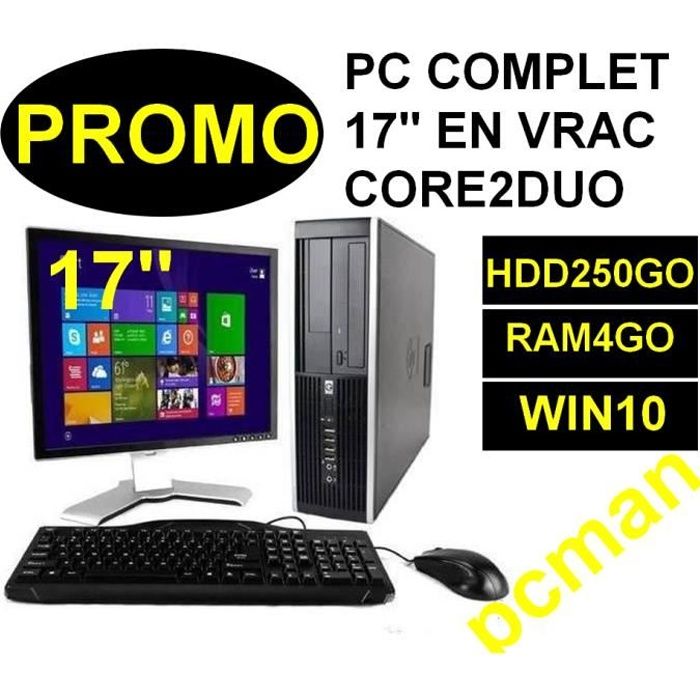 Ordinateur De Bureau Windows 7 Pro Achat Vente Pas Cher