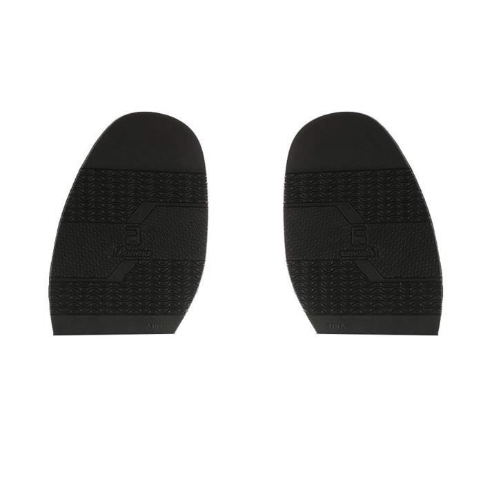 Lot De 8 Patches Antidérapants Pour Réparer Semelles De Chaussures - Caoutchouc Carré, 6,1x6,1 Cm - Pour Talons, Bottes, Sandales Et Chaussures Habillées