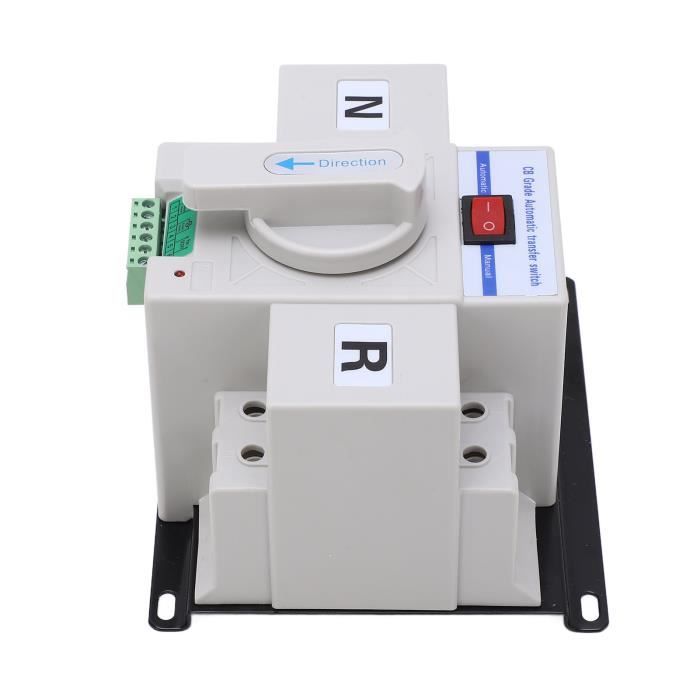 Commutateur Transfert Automatique Ladieshow 2P 220V - Double Alimentation Sur Rail DIN