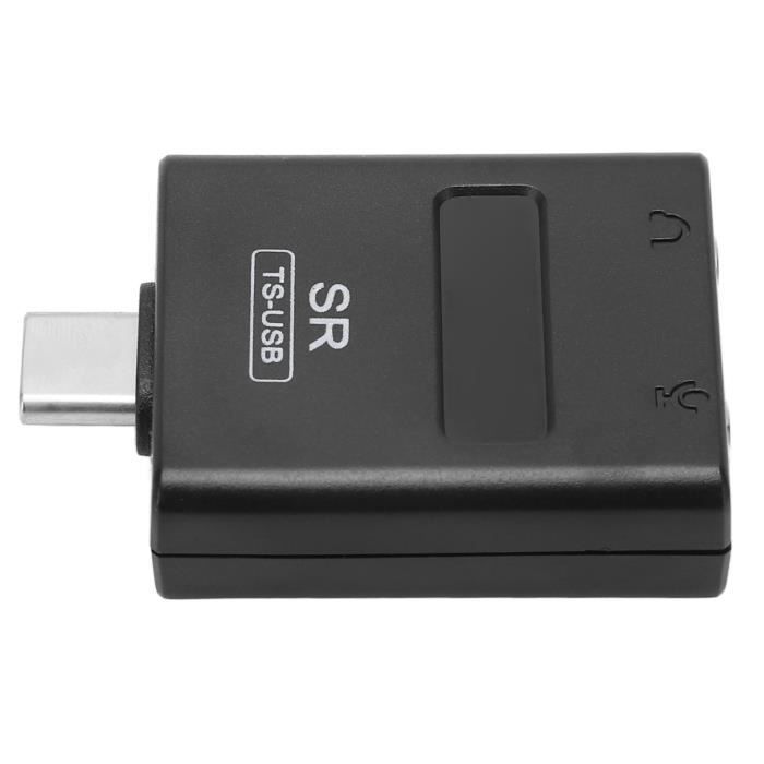 Carte Son USB Externe Avec Prises Micro Et Casque 7.1 - PC GAMER MAROC