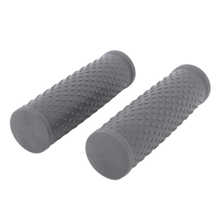 Lot De 2 Poignées De Guidon En Silicone Pour Trottinette Ninebot G30 Max – Confort Et Antidérapant – Noir - 3