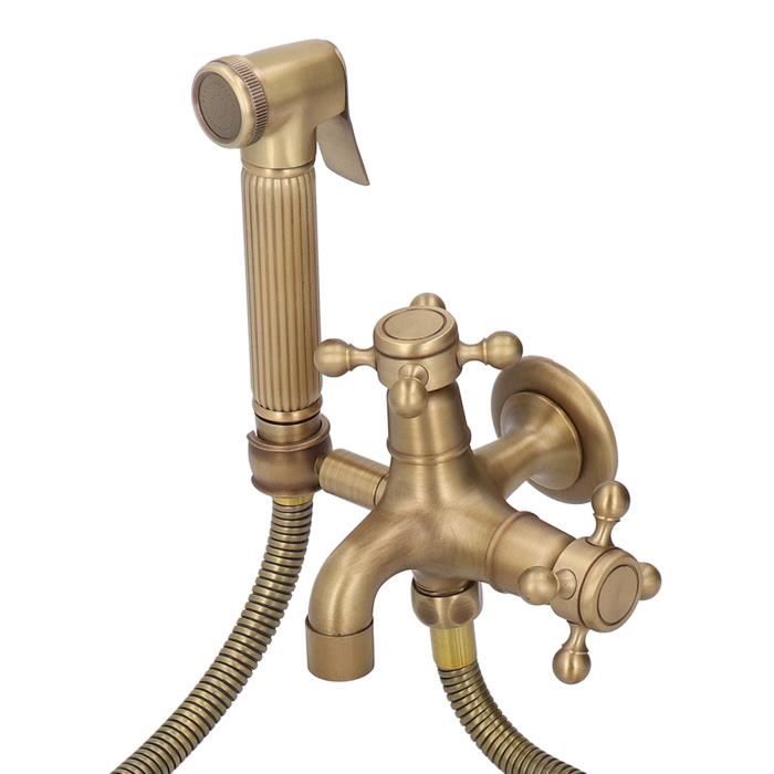Kit Robinet à Pédale Sans Contact - Robinet Lavabo Commande Au Pied Cuivre & ABS Pour Maison École Hôpital