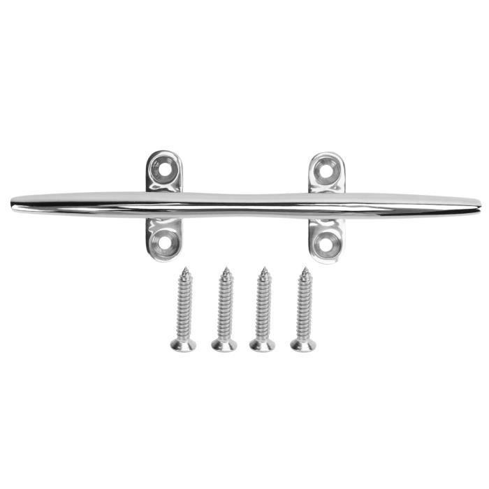 Taquet D'Amarrage En Acier Inoxydable 316 - 200 Mm (8") - Pour Bateau, Yacht, Camping-Car - 2