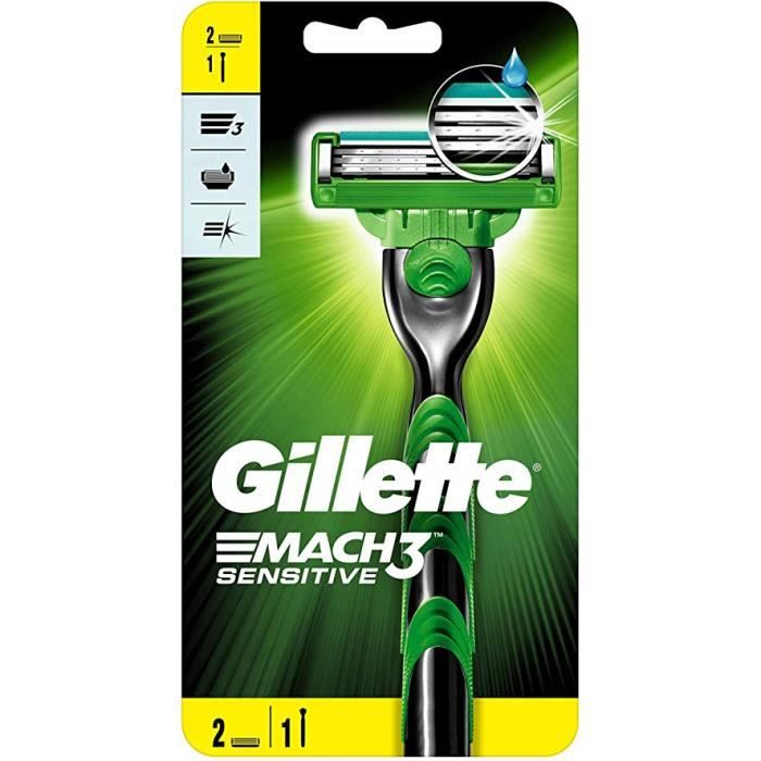 lames rasoir gillette mach 3 sensitive