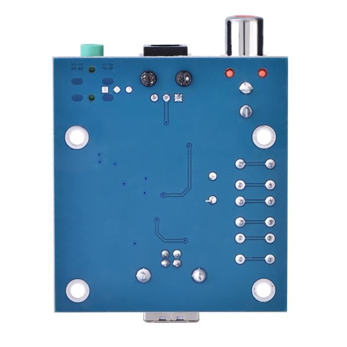 Carte décodeur audio - HURRISE - PCM2704 - USB - 5V - SNR 98 dB ...