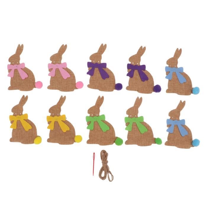 SUPVOX Bannière En Toile De Jute En Forme De Cœur Rustique Vintage