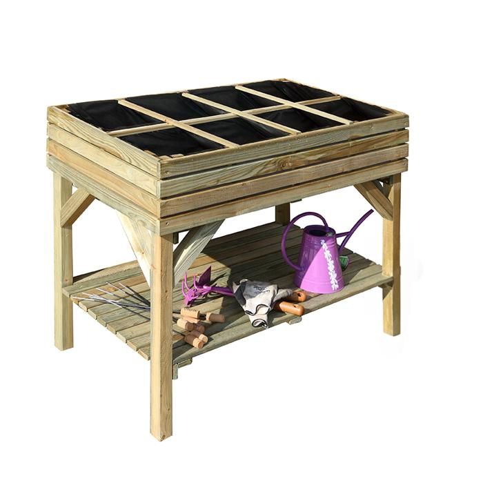 Pot De Fleur Carre Hauteur 80 Cm Carre Potager Kub 100 Sureleve 100 X 60 X 80 Cm Achat Vente