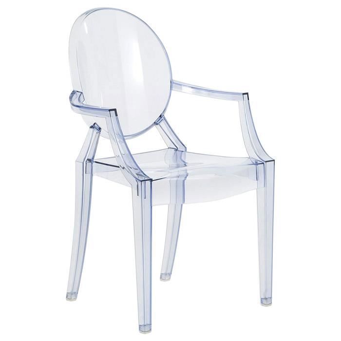 Kartell Lou Ghost chaise enfant Bleu Azur - 37 x 63 cm (design Philippe Starck) Kartell Lou Ghost chaise enfant Bleu Azur - 37 x 63 cm (design Philippe Starck)