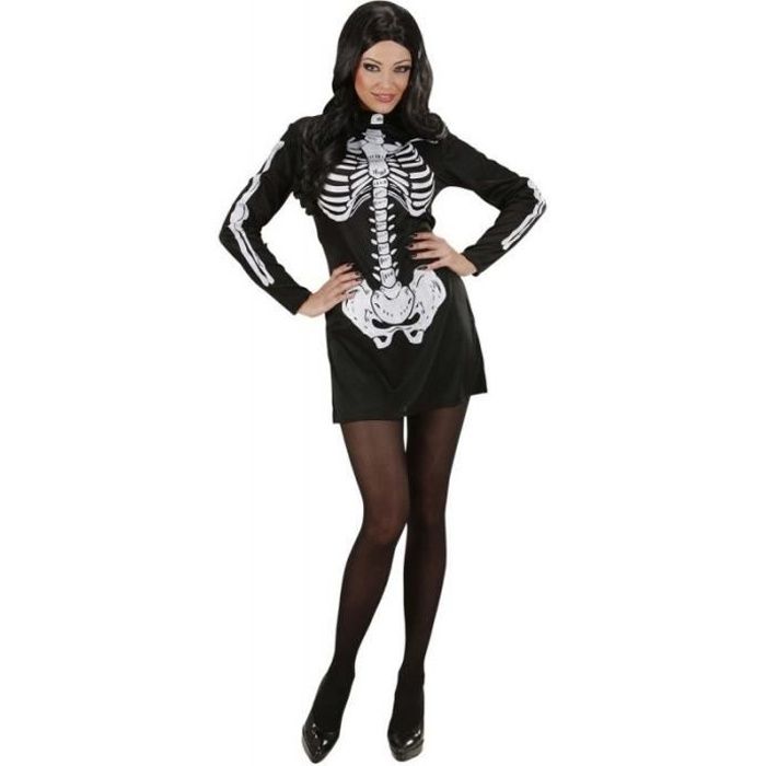Robe squelette femme shop