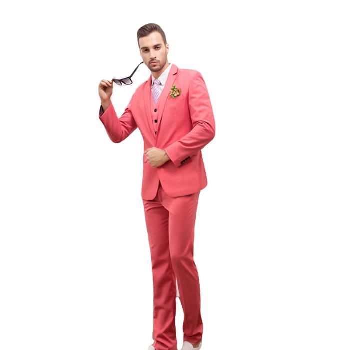 costume homme rose