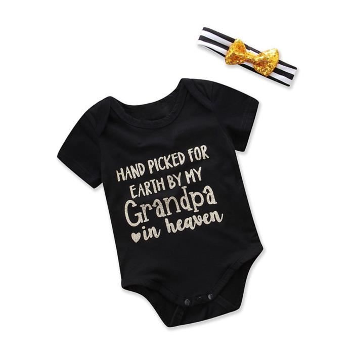 Lazzboy Infant Toddler Bebe Garcon Fille Lettre Combi Short Combinaisons Tenues Vetements Bebe Garcon 0 24m Bodys Et Combinaisons