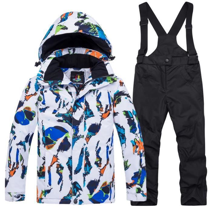 Veste De Neige Enfant Garçon 2025 - Épaisse, Coupe-vent, Chaude - Combinaison D'extérieur Pour Hiver - Taille 92 - 6
