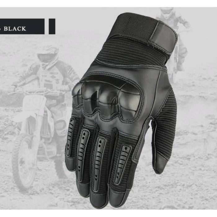 Top 100% étanche moto gants longue peau de chèvre en cuir Motocross moteur  gant chaud écran tactile hommes femmes - Cdiscount Auto