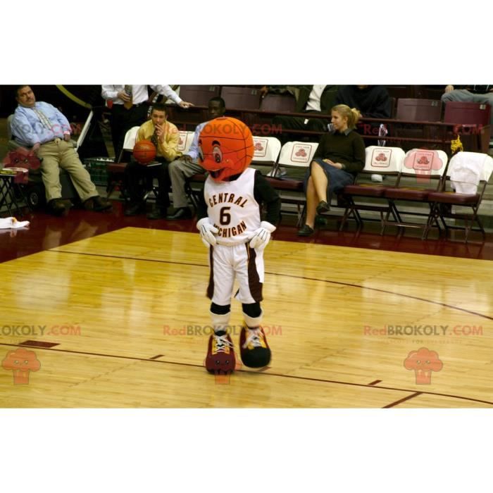 Mascotte de ballon de basket en tenue de sport - Costume Redbrokoly.com  personnalisable - Cdiscount Jeux - Jouets