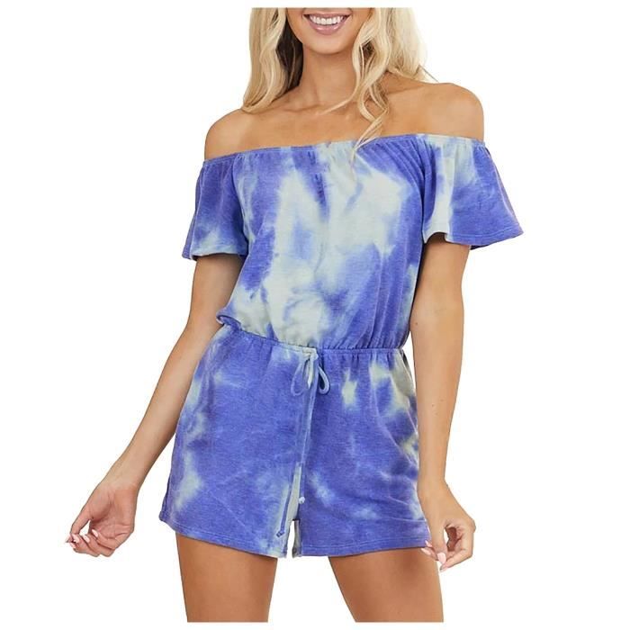 Salopette Femme SotRong - Coupe Large Bohème Sans Manches, Coton Lin