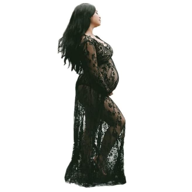 Robe dentelle grossesse 2025 shooting