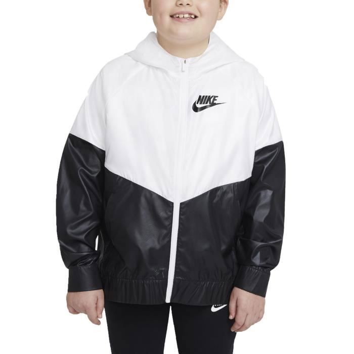 Nike Veste pour Fille Windrunner Blanc DB8521-100