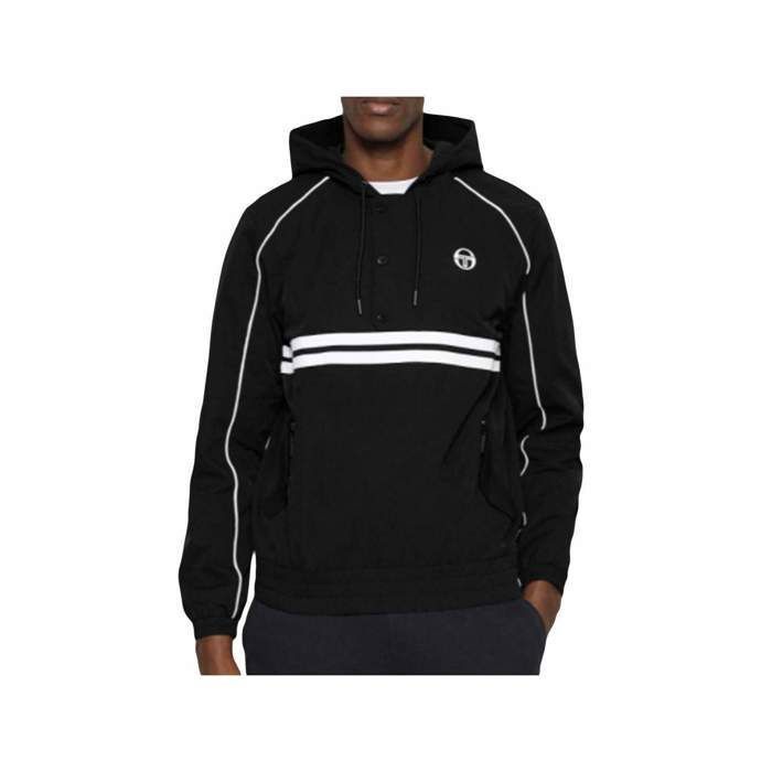 Sweat Sergio Tacchini Homme Netem track Noir Synthétique Noir ...