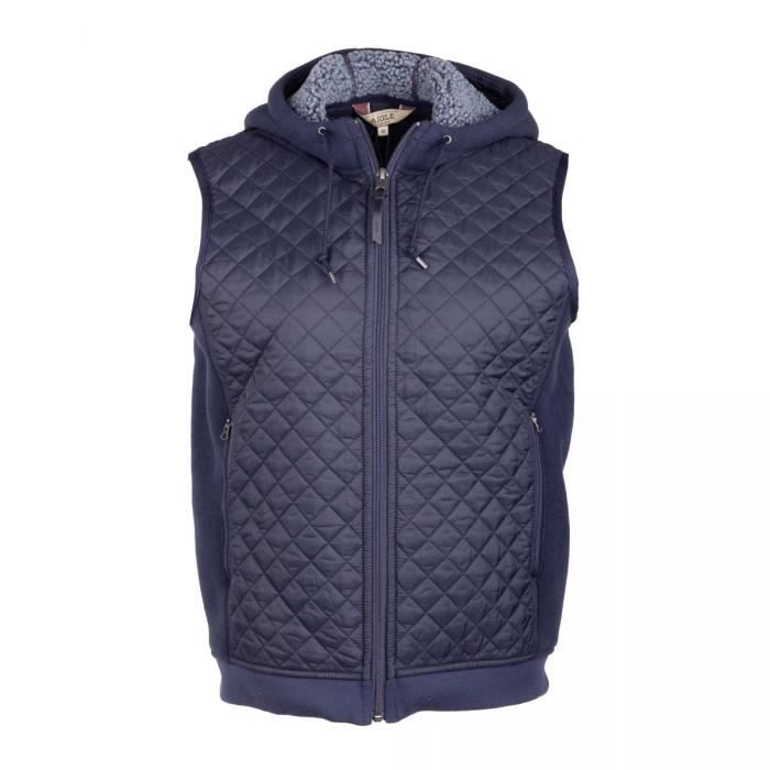 Veste sweat matelass e capuche sans manches polaire Femme AIGLE
