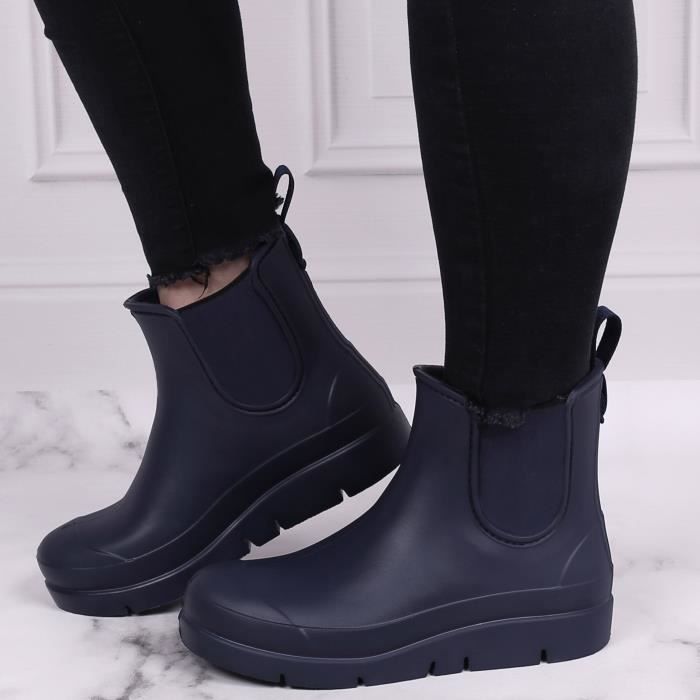 Botte de pluie courte femme deals