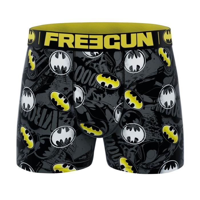 Boxer Homme DC Comics Batman Logo FG DC19 1 BM BAT1 03 Noir