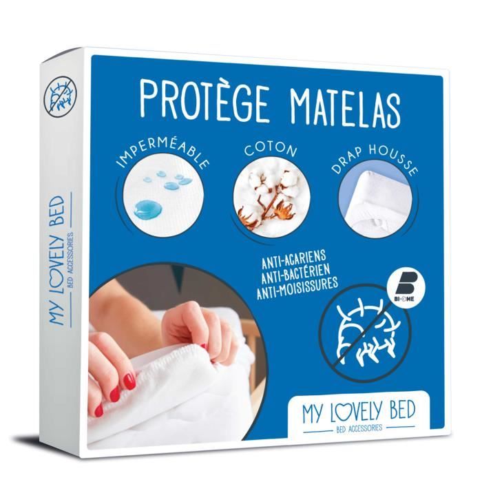 Protège Matelas Molleton Imperméable 100% Coton pour Clic-Clac