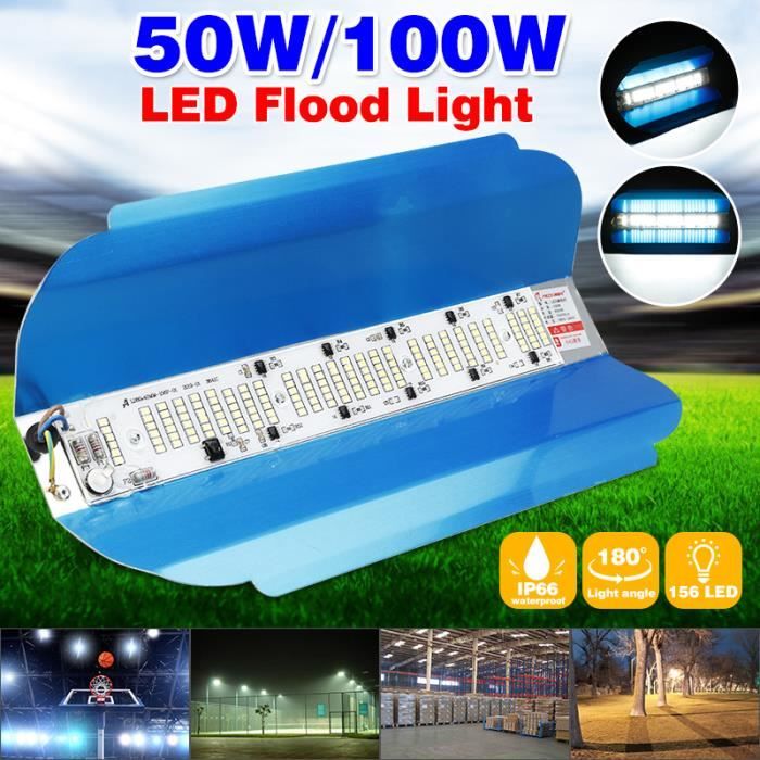 NEUFU LED Lampe Extérieur Lampe Chantier Autoroute Basse Consommation