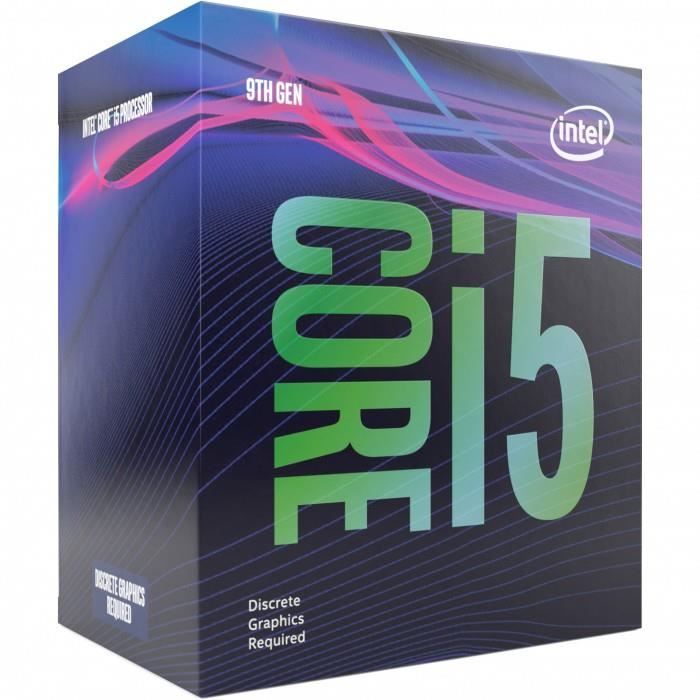 Processeur Intel Core i5-9400F (9ème génération) - 6-Core Socket 1151 - Cache L3 9 Mo - No Name
