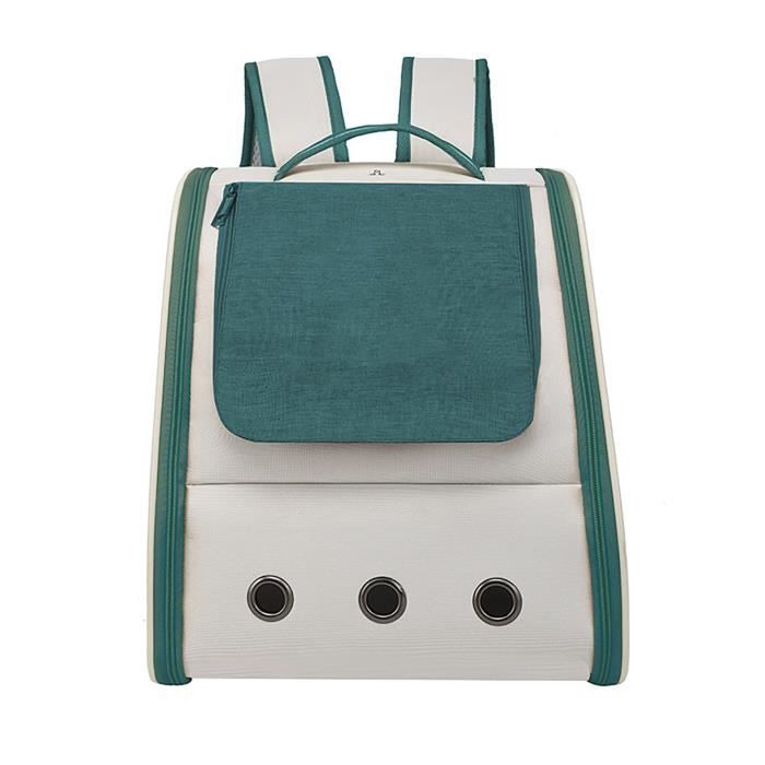 Meilleurs prix pour Sac à dos pour chat respirant OMABETA avec grande fenêtre - Vert
