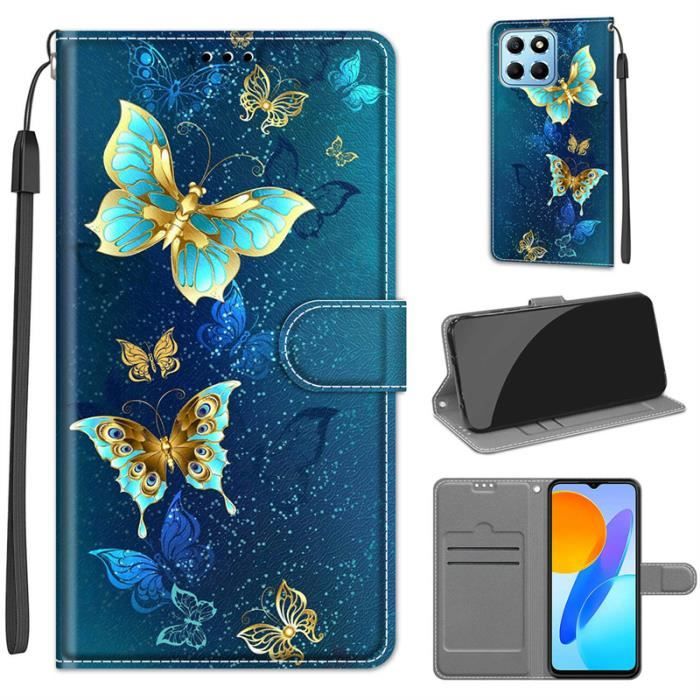 Yarxiawin Compatible pour Coque Honor 70 Lite 5G Silicone Case Glitter Fiore Bling Bling Cover Honor X6 Glitter Clear Case, Etui Honor X8 5G Transparente antichoc Diamant Cover (Argent-Rosa