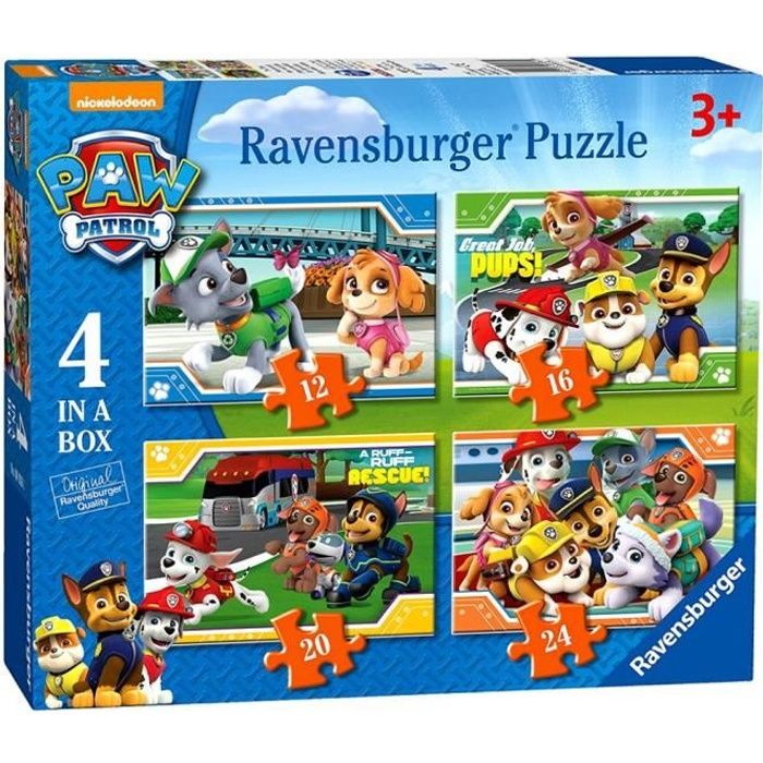 Puzzle 3d Ravensburger Pat'Patrouille - 3 motifs Puzzle 3d 54 pièces