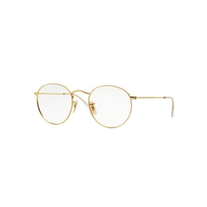 Lunettes de vue Ray Ban Homme ROUND METAL RX3447V 2730 Doree 50 x 46 9 Achat Vente lunettes de vue Lunettes de vue Ray Ban Ho. Homme Adulte Cdiscoun